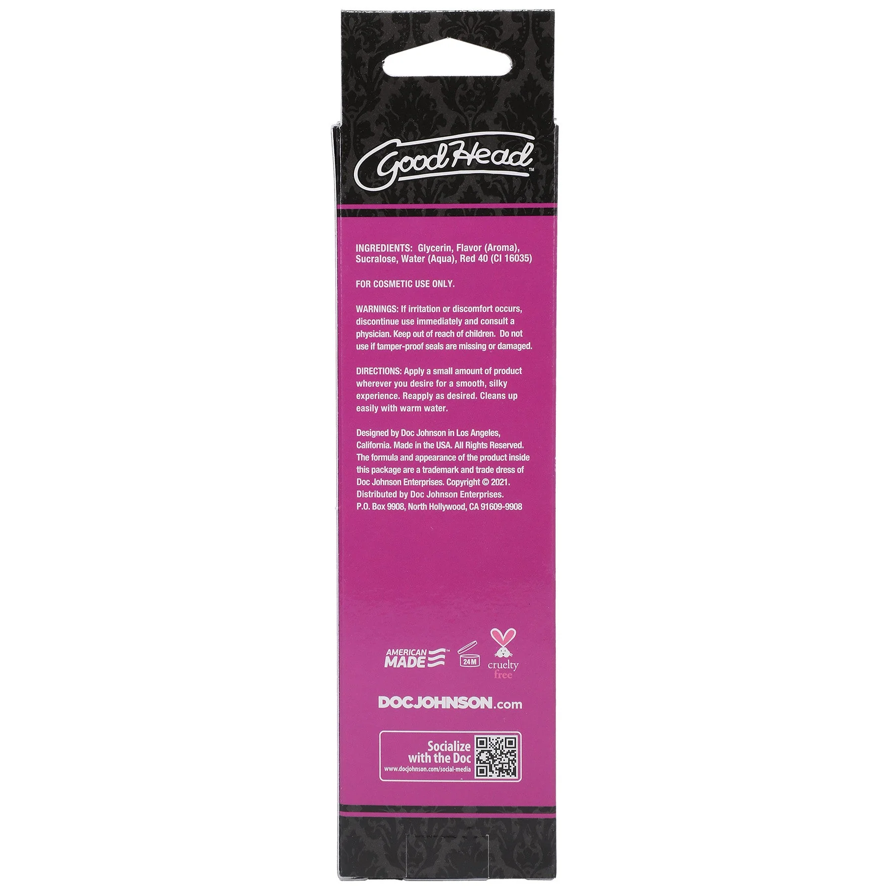 Doc Johnson GoodHead Warming Oral Delight Gel - Image 6