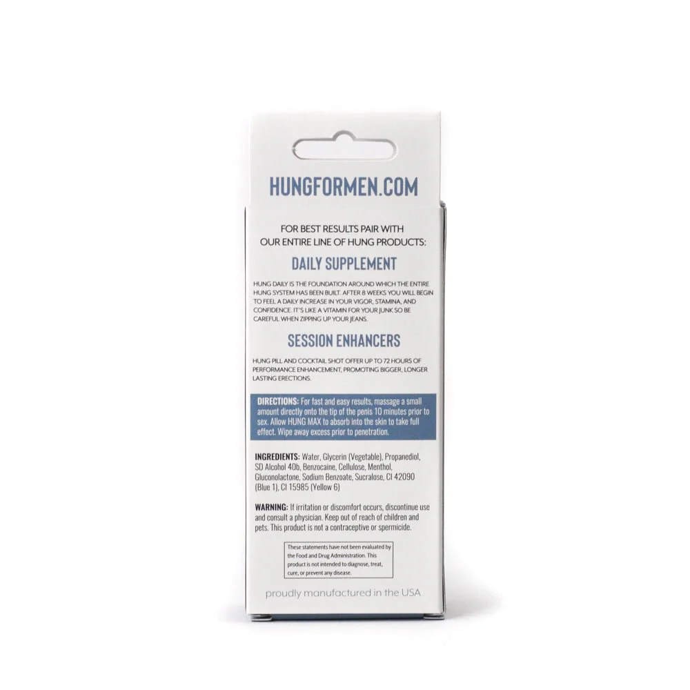 Hung  Max Climax Control Gel 1oz - Image 6