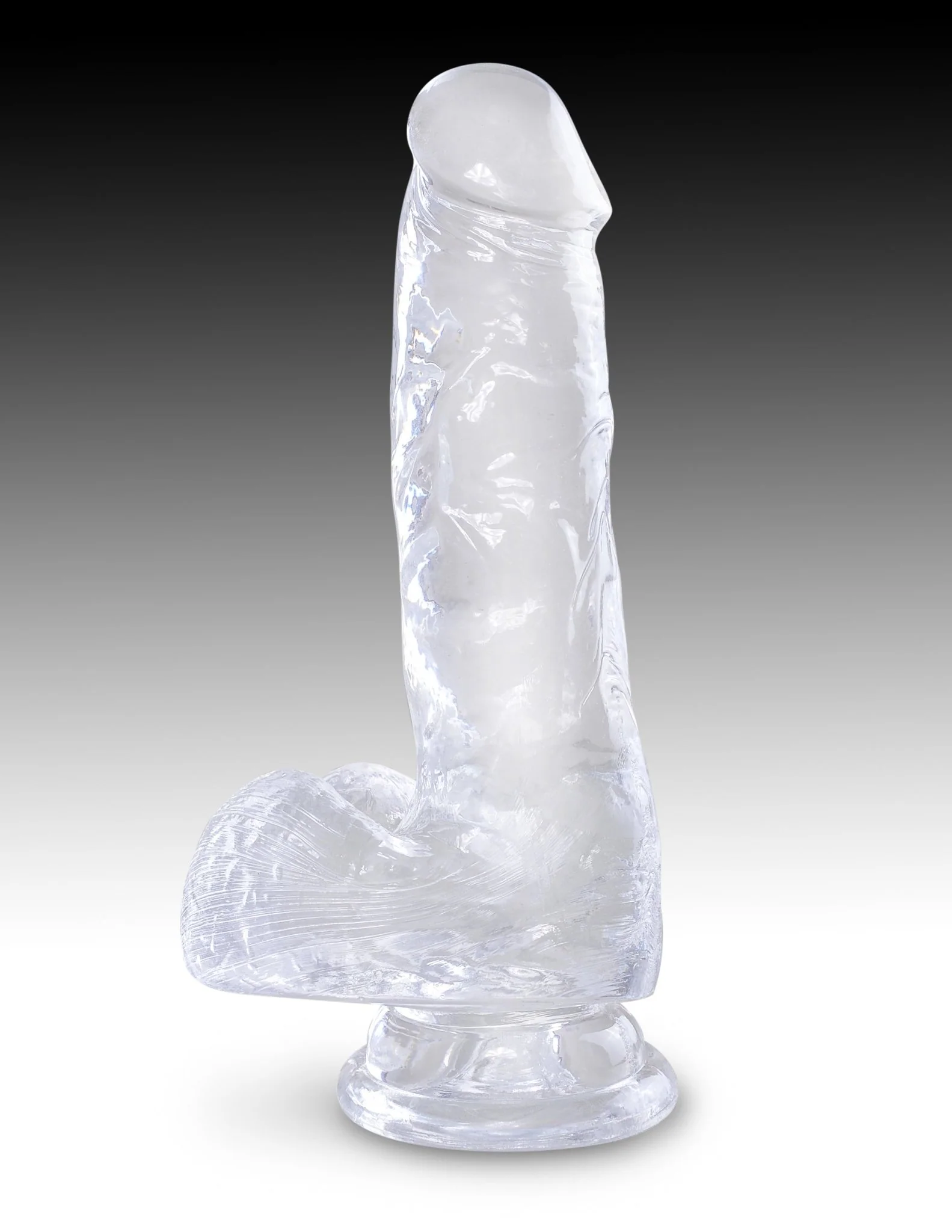King Cock Clear Cock With Balls - Image 12