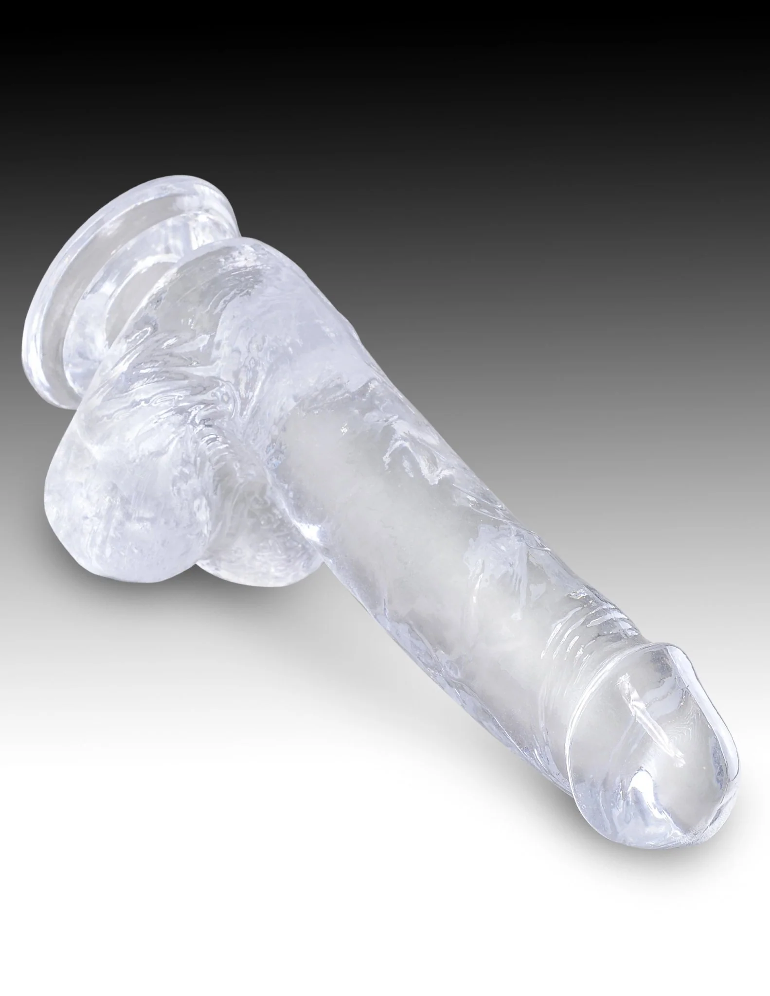 King Cock Clear Cock With Balls - Image 14