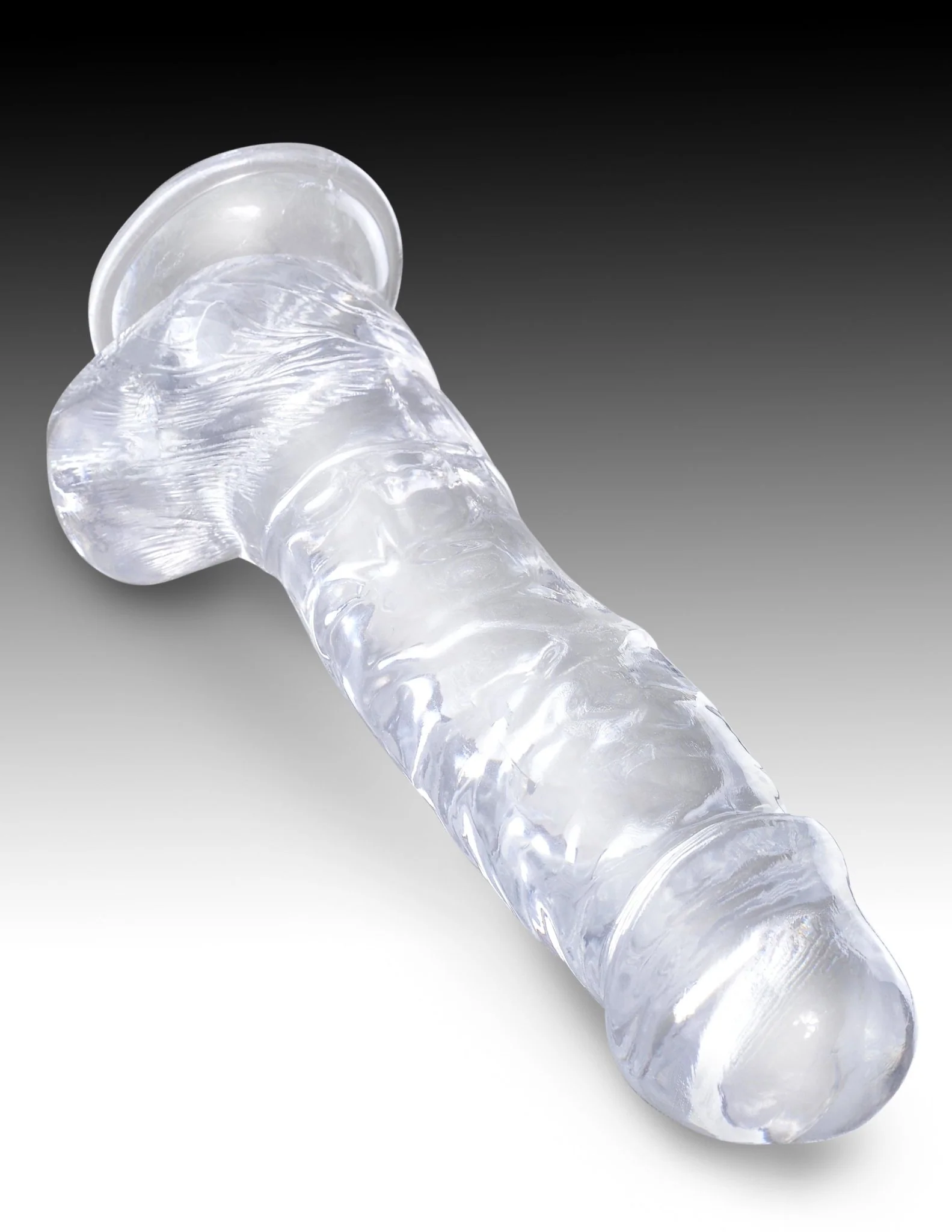 King Cock Clear Cock With Balls - Image 4