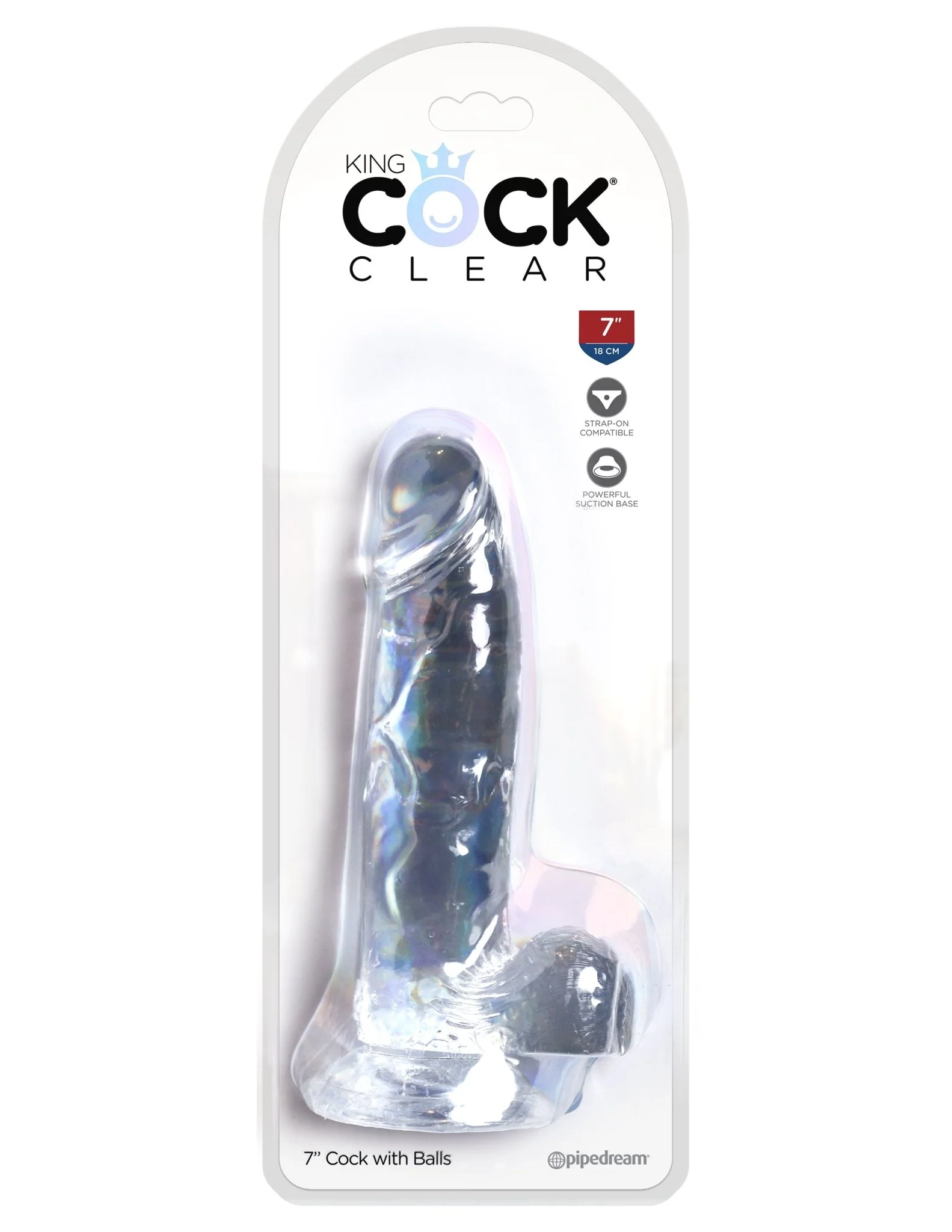 King Cock Clear Cock With Balls - Image 6