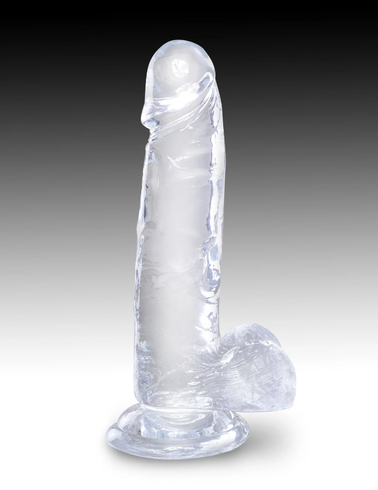 King Cock Clear Cock With Balls - Image 7