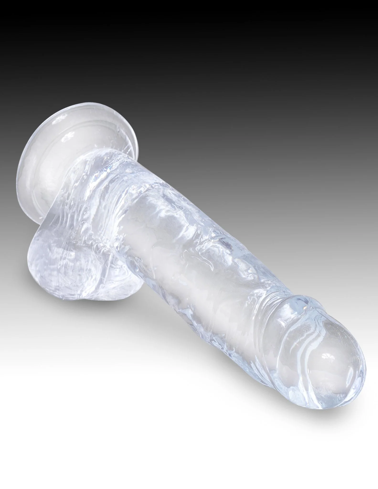 King Cock Clear Cock With Balls - Image 9