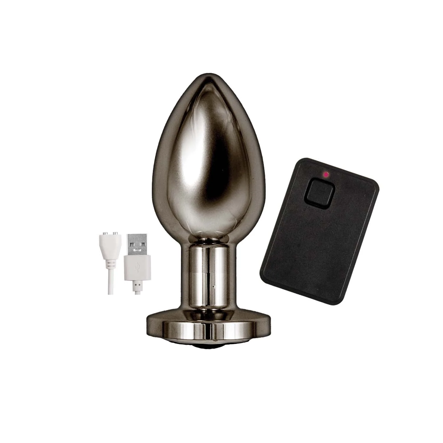 Ass-Sation Remote Vibrating Metal Anal Plug - Image 4