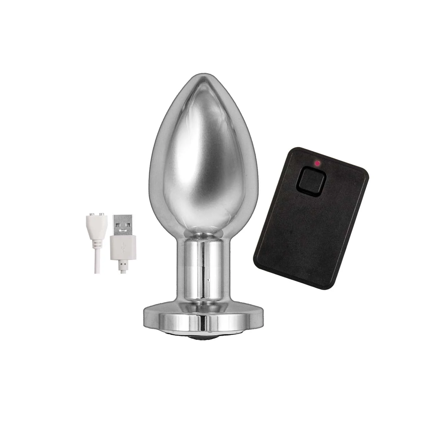 Ass-Sation Remote Vibrating Metal Anal Plug - Image 8