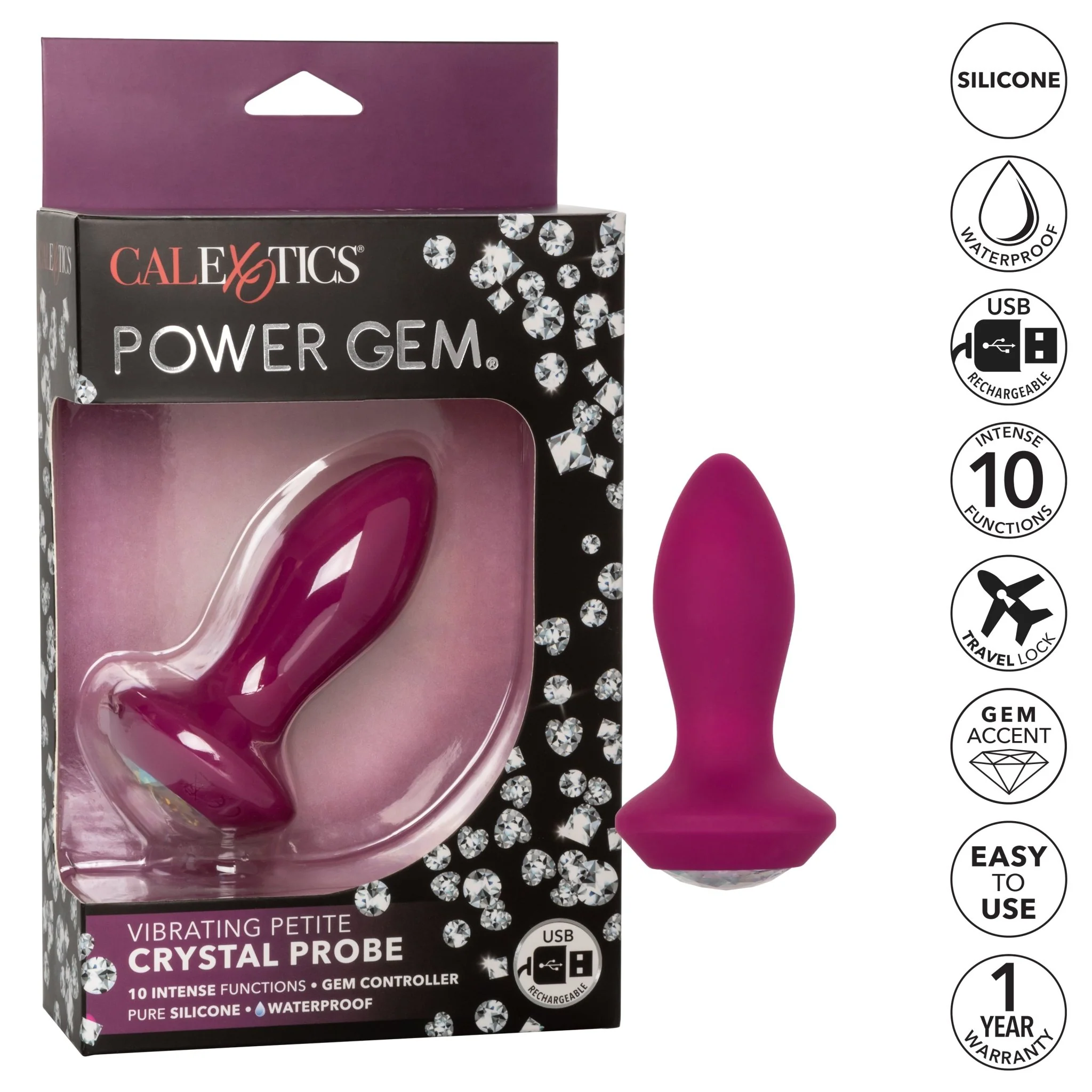 Power Gems Vibrating Crystal Petite Probe - Image 8