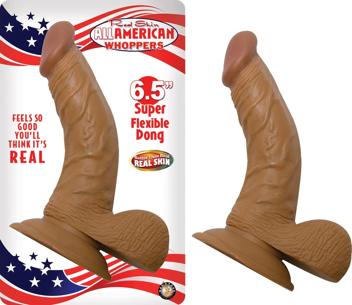 All American Whoppers Dong With Balls And Suction Cup - Image 5